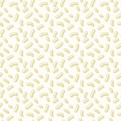 Vector seamless pattern. Stylish illustration with green stick. Texture in pastel colors.