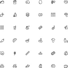 icon vector icon set such as: business, refreshment, orange pore fungus, branch, hamburger, aquarium, wild, button, fishing, soda, umbrella, homemade, crust, party, cheesecake, argentinian, earthstar