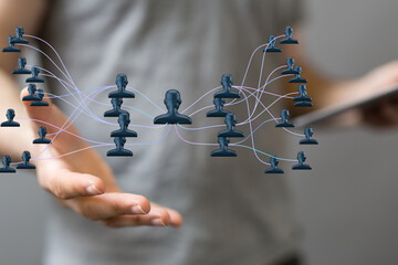 team hierarchy connection group digital