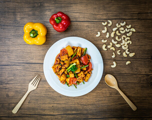 Vegetarian Sweet and Sour Vegetables