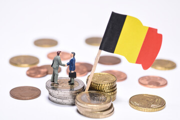 euro monnaie argent affaires business salaire patron travail emploi chomage echange change banque...