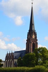 Fototapeta na wymiar Church of Three Kings in Frankfurt, Germany