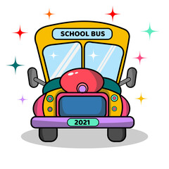 school bus 2021 go to school
