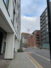 Modern buildings in Manchester City centre.