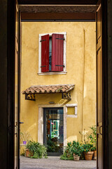 typical old house in italy
