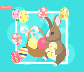 Have Yourself a Very Happy Easter. Easter Bunny Ears Vector