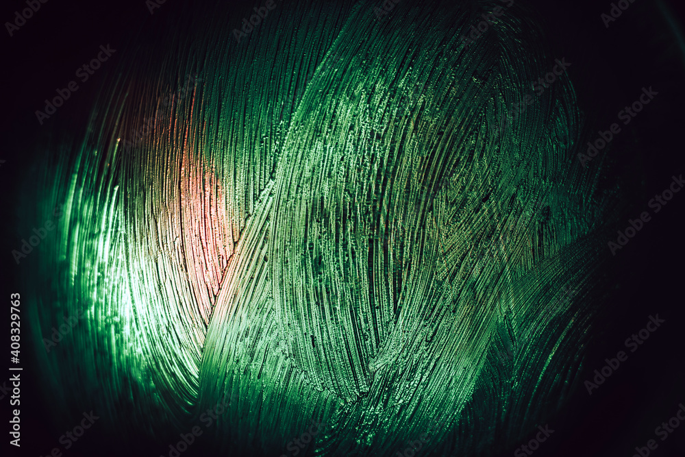 Aufkleber Beautiful abstract surreal texture on a light pastel dark magic. Background pattern for design. Macro photography view..