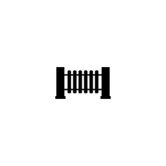 Fence Template vector icon illustration
