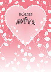 Rosa Valentinstagssammlung (21 cm x 14,8 cm)