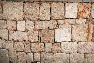Background of stone wall texture