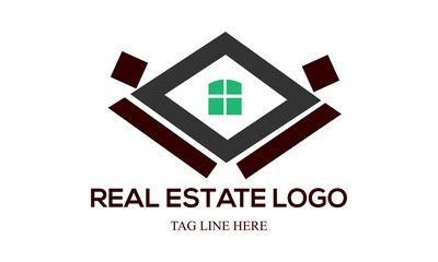 real estate logo design construction company .
