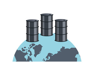 oil barrels tanks resources in earth planet