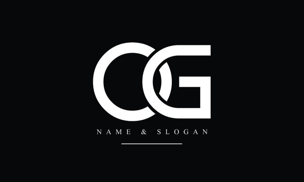 OG, GO, O, G abstract letters logo monogram