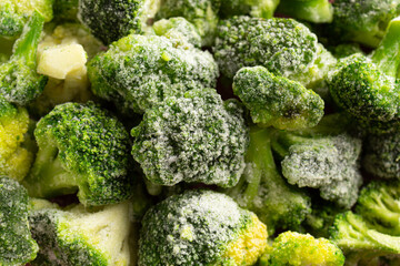 frozen food vegetables broccoli stocks healthy life