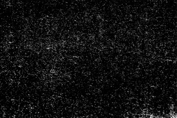 Abstract vector noise. Small particles of debris and dust. Distressed uneven background. Grunge texture overlay with fine grains isolated on white background. Vector illustration. EPS10.