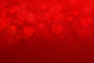 Red background with heart shape. Valentines day background
