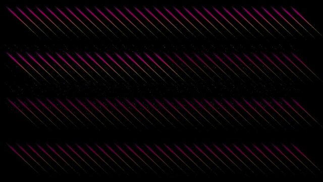 Colorful diagonal lines moving
