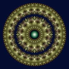 Fabulous ornate fractal decoration