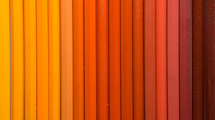 red pencils on white background