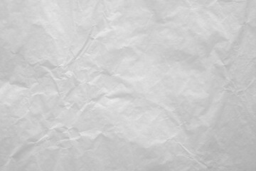 White crumpled paper abstract background texture