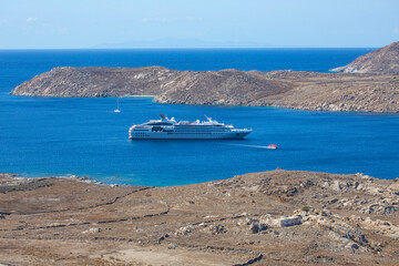 Sailing and cruising in Aegean Sea, Greece.