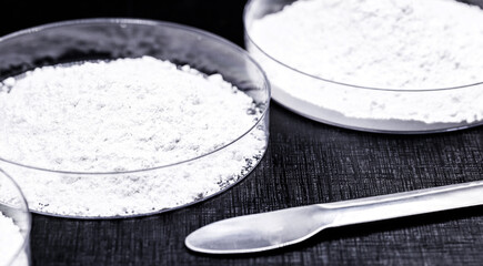 Zirconium Silicate (ZrSiO4), used in opacifiers in ceramic enamels, is a zirconium oxide that contains quartz.