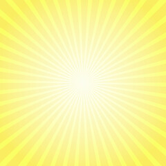 Obraz premium Yellow sunny striped pattern. Retro pop art background
