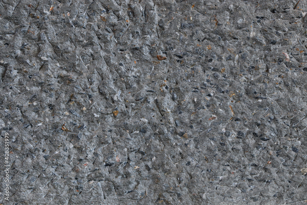 Poster design on cement and concrete mixed stone texture for pattern and background