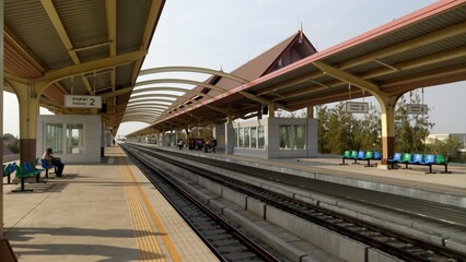 Double Track Railway Station, Khon Kaen, Thailand