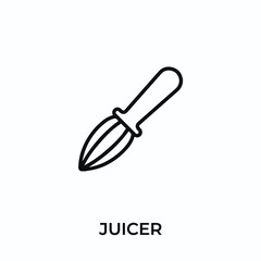 juicer icon vector. juicer sign symbol for modern design. Vector illustration