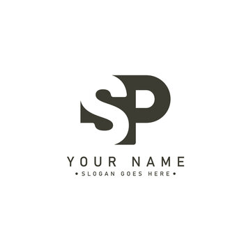 SP Initial Letter Logo - Minimal Vector Logo