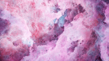 Obraz na płótnie Canvas Nebula background blue-pink color. 3d rendering .