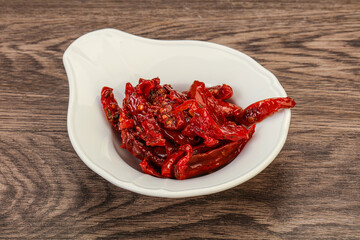 Dried tomato with olive oil