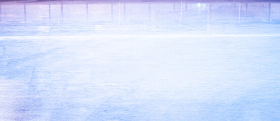 an ice rink background close up, wintertime