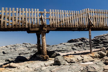 Namibia, Afrika, boardwalk at Diaz Point, Namibia, Africa