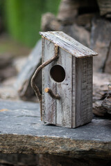 wooden bird house