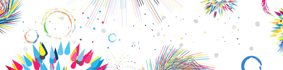 confetti burst cover vector background