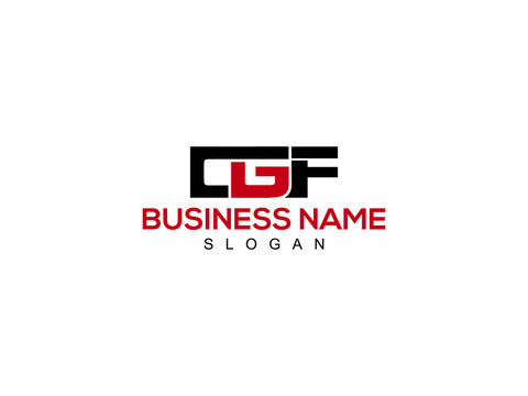CGF Logo And Illustrations Design For Business