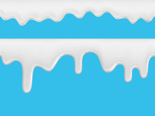 Cream, yogurt, ice cream or milk  vector