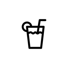 Juice icon with line style. Pixel perfect icon. Vector