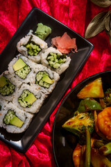 Chinese Schezuan Shrimp Sushi