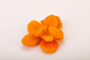 Sweet tasty dried apricot heap