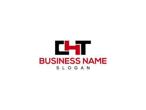 Colorful CHT Letter Logo Image
