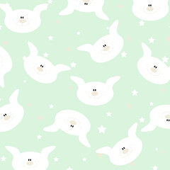schnubbi der putzige schnüffelnde
hund hintergrund textur tapete stoff wand muster tier pastell grün