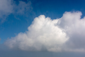 Naklejka na ściany i meble White clouds on blue sky in Israel