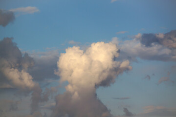 Heart shaped cloud in Israel