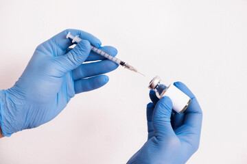 Immunization of the population. Flu shot. Coronavirus epidemic. Coronavirus vaccine. Vaccinations.