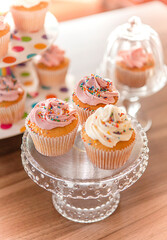 cupcakes on a plate