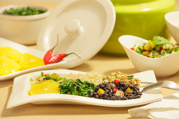 healthy breakfast with muesli
