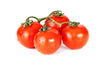 tomatoes isolated on white